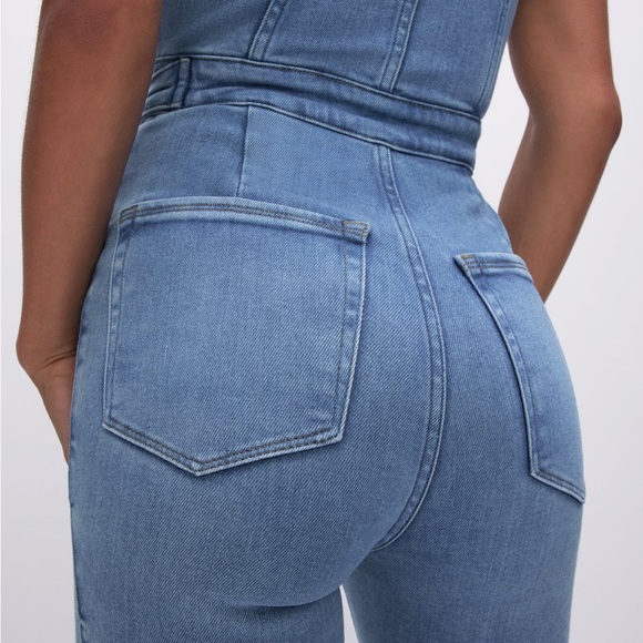 Good American Light Blue Denim Jumpsuit - Picture 11 of 11